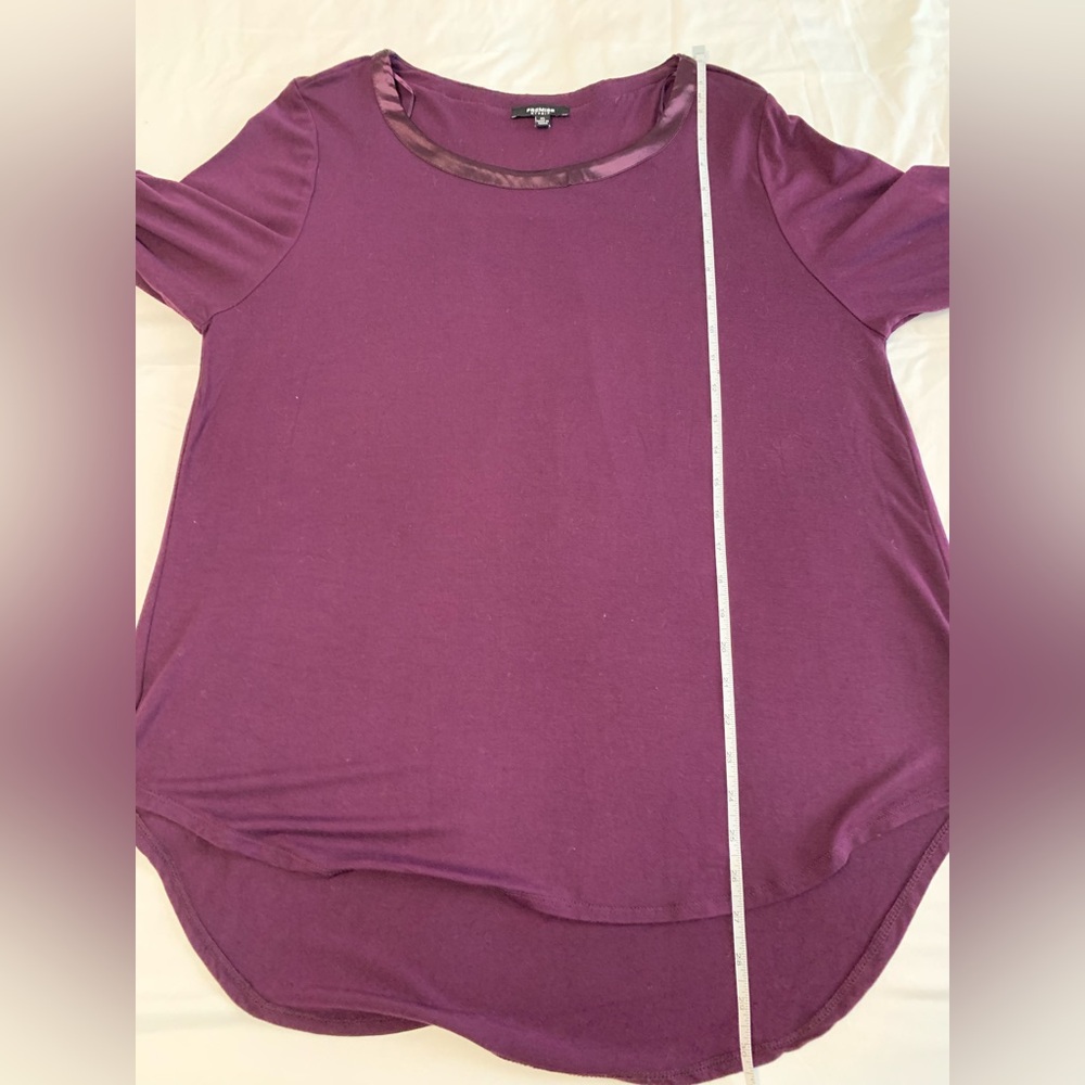 Premise Women's Long Sleeve Top in Deep Purple - Picture 13 of 16